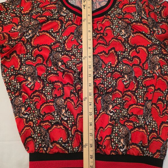 Fashion Nova Tiger print blouse, Size L - Picture 7 of 8